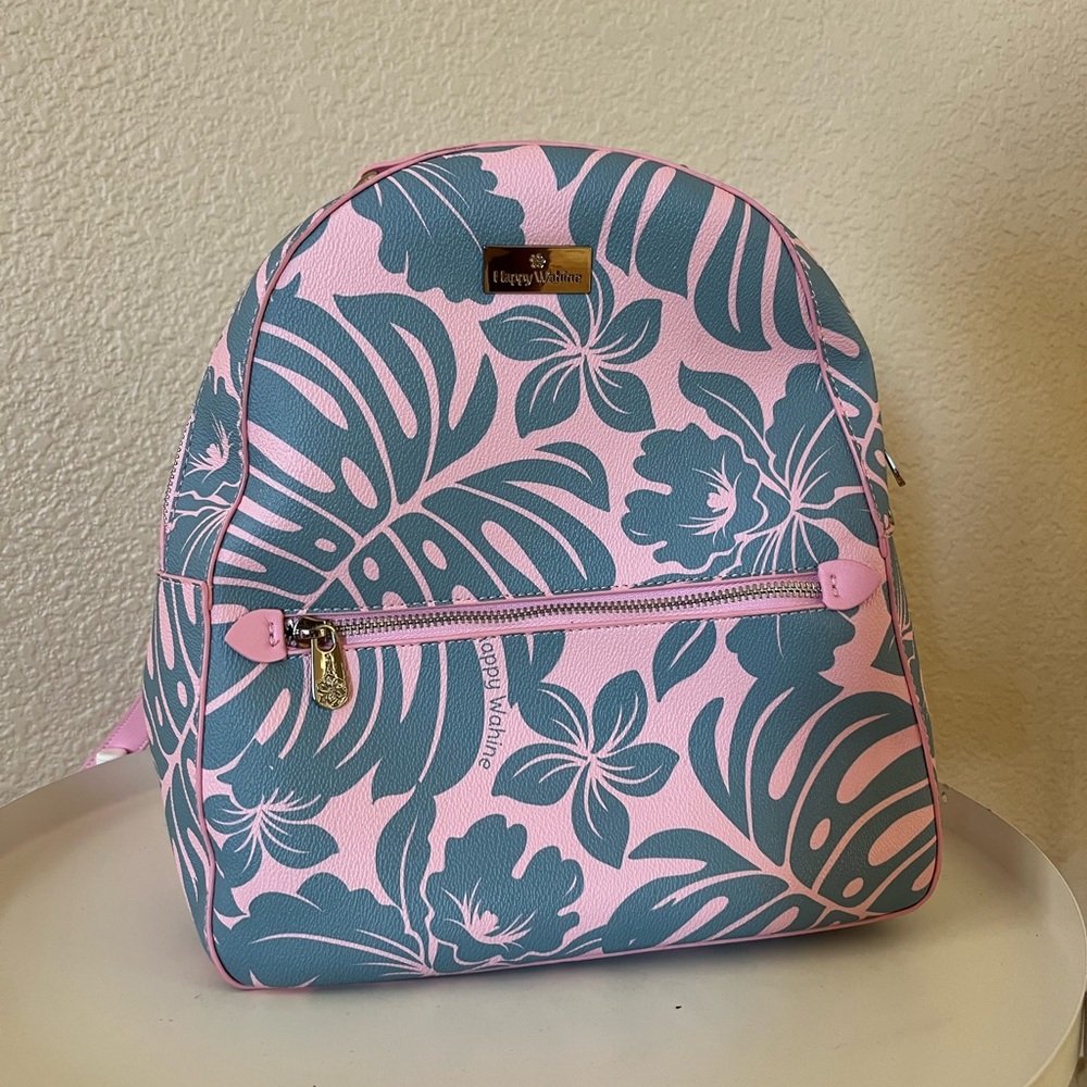 Happy Wahine Floral Backpack